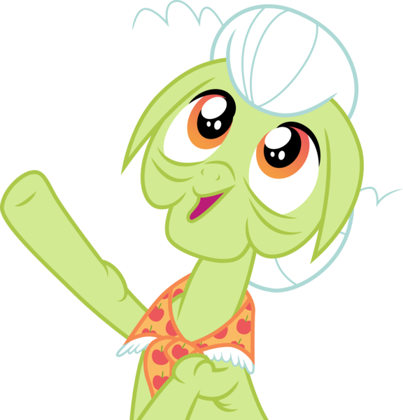 Size: 3000x3123 | Tagged: safe, artist:cloudyglow, derpibooru import, granny smith, earth pony, pony, the big mac question, .ai available, adorasmith, bust, cute, female, high res, looking up, mare, simple background, solo, transparent background, vector