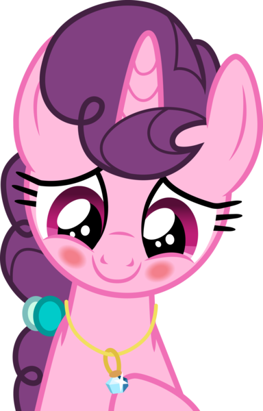 Size: 3000x4690 | Tagged: safe, artist:cloudyglow, derpibooru import, sugar belle, pony, unicorn, the big mac question, .ai available, blushing, bracelet, bust, cute, female, gem, high res, jewelry, mare, simple background, solo, sugarbetes, transparent background, vector
