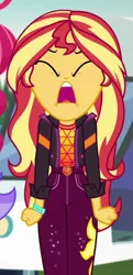 Size: 470x970 | Tagged: safe, derpibooru import, screencap, sunset shimmer, equestria girls, equestria girls series, sunset's backstage pass!, spoiler:eqg series (season 2), cropped