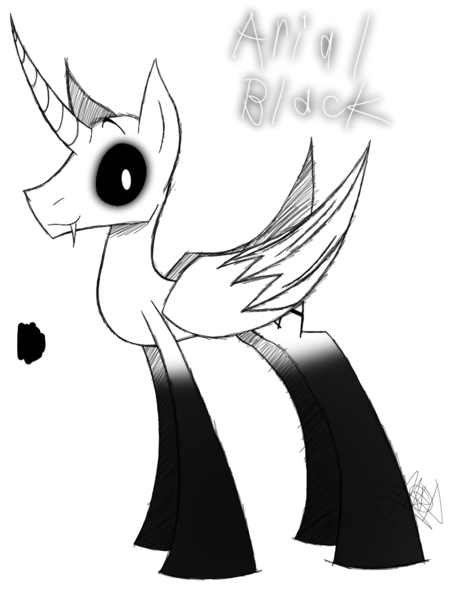 Size: 888x1150 | Tagged: safe, artist:didun850, derpibooru import, oc, oc:arial black, unofficial characters only, alicorn, pony, alicorn oc, black sclera, fangs, horn, male, reference sheet, signature, simple background, smiling, solo, stallion, text, transparent background, wings