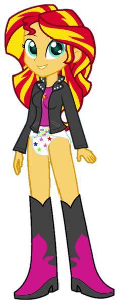 Size: 327x839 | Tagged: artist needed, source needed, suggestive, derpibooru import, sunset shimmer, equestria girls, diaper, diaper fetish, fetish, simple background, solo, transparent background