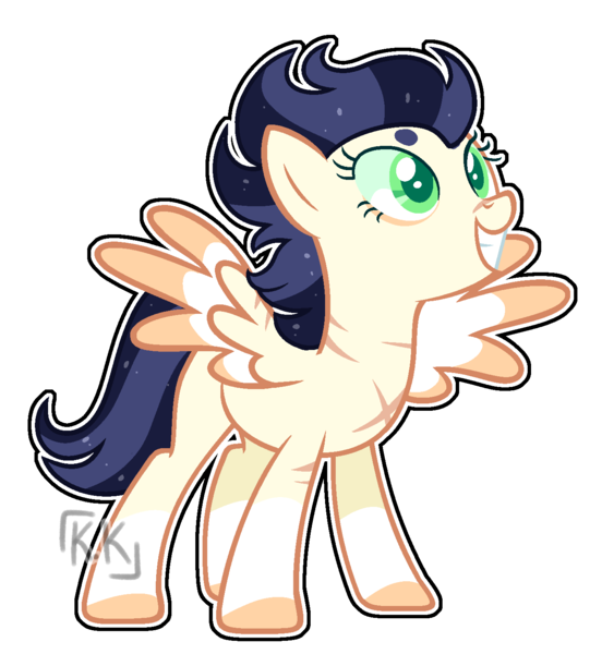 Size: 1392x1484 | Tagged: safe, artist:kurosawakuro, artist:pegasski, derpibooru import, oc, unofficial characters only, pegasus, pony, base used, female, mare, offspring, parent:daring do, parent:soarin', simple background, solo, transparent background