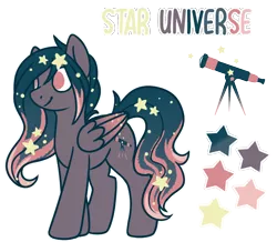Size: 1026x895 | Tagged: safe, artist:ruef, derpibooru import, oc, oc:star universe, unofficial characters only, pegasus, pony, female, mare, reference, reference sheet, simple background, solo, transparent background