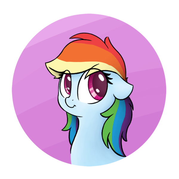 Size: 1000x1000 | Tagged: safe, artist:php111, derpibooru import, rainbow dash, pegasus, pony, /mlp/, abstract background, alternate hairstyle, bust, cute, dashabetes, double mane, drawthread, eye clipping through hair, female, floppy ears, mare, portrait, solo