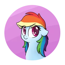 Size: 1000x1000 | Tagged: safe, artist:php111, derpibooru import, rainbow dash, pegasus, pony, /mlp/, abstract background, alternate hairstyle, bust, cute, dashabetes, double mane, drawthread, eye clipping through hair, female, floppy ears, mare, portrait, solo