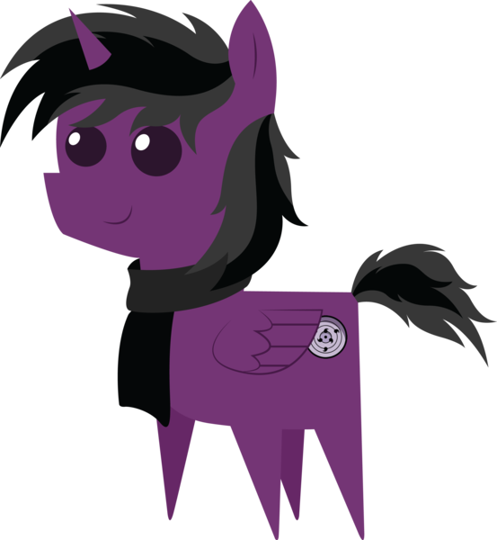 Size: 5294x5740 | Tagged: safe, artist:cosmiceclipsed, derpibooru import, oc, oc:kai shadow, unofficial characters only, alicorn, pony, alicorn oc, clothes, cutie mark, horn, pointy ponies, scarf, simple background, transparent background, wings