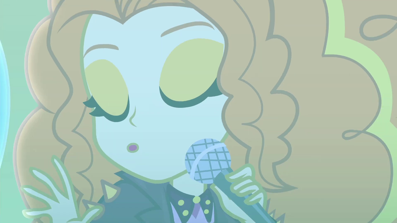 Size: 1920x1080 | Tagged: safe, derpibooru import, screencap, adagio dazzle, equestria girls, equestria girls series, sunset's backstage pass!, spoiler:eqg series (season 2), microphone, solo