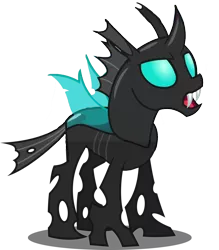 Size: 1312x1501 | Tagged: artist:kayman13, changeling, derpibooru import, edit, edited screencap, knowing, looking up, not a vector, safe, screencap, simple background, thorax, to where and back again, transparent background