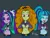 Size: 1024x768 | Tagged: safe, artist:mayorlight, derpibooru import, adagio dazzle, aria blaze, sonata dusk, equestria girls, rainbow rocks, adagio wobble, aria blob, belly button, belly dancer, chubby, clothes, commission, digital art, eyes closed, hoodie, image, jpeg, midriff, open mouth, plump, shirt, shirt lift, sonatubby, the dazzlings