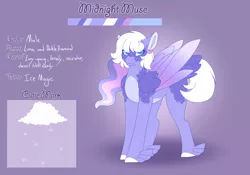 Size: 3500x2454 | Tagged: safe, artist:clay-bae, derpibooru import, oc, oc:midnight muse, pegasus, pony, feathered fetlocks, male, offspring, parent:double diamond, parent:princess luna, parents:lunadiamond, solo, stallion