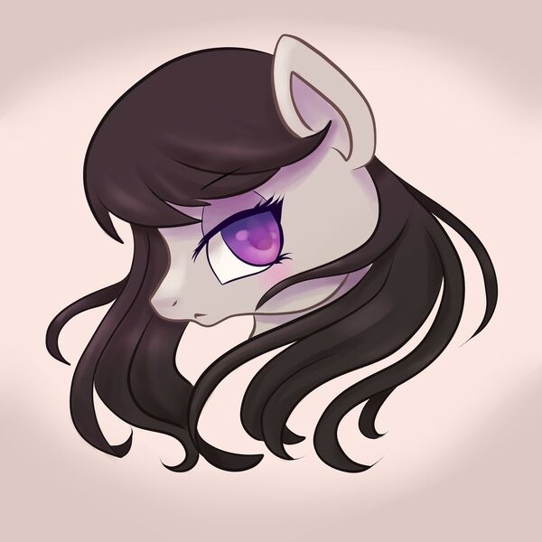 Size: 1280x1280 | Tagged: safe, artist:tuxisthename, derpibooru import, octavia melody, earth pony, pony, blushing, female, looking at you, mare, simple background, staring into your soul, tavi