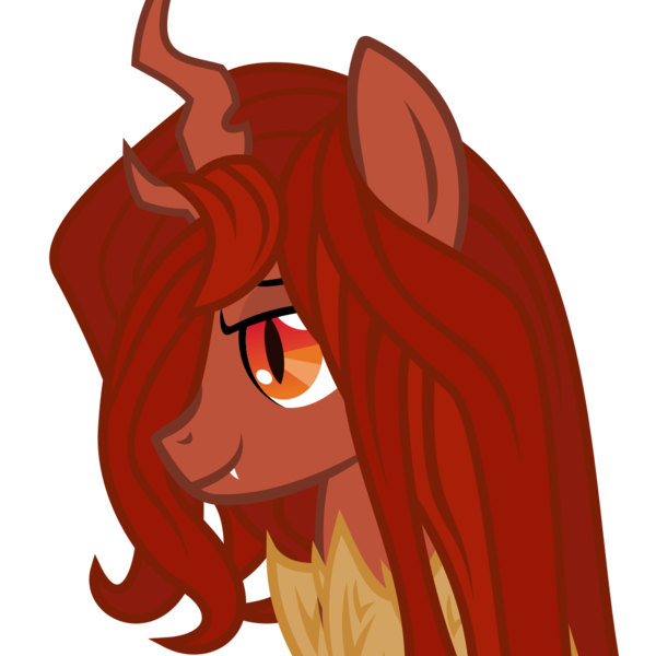 Size: 1129x1129 | Tagged: safe, artist:the smiling pony, derpibooru import, oc, oc:red flux, unofficial characters only, changeling, pony, derpibooru, .svg available, derpibooru badge, meta, red changeling, simple background, smiling, solo, svg, transparent background, vector