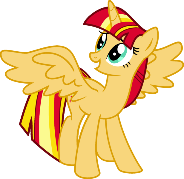 Size: 1920x1870 | Tagged: safe, artist:kamyk962, derpibooru import, edit, vector edit, sunset shimmer, twilight sparkle, twilight sparkle (alicorn), alicorn, pony, ponyar fusion, fusion, palette swap, recolor, simple background, solo, transparent background, vector