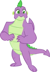 Size: 4159x5941 | Tagged: absurd resolution, artist:memnoch, derpibooru import, dragon, gigachad spike, looking at you, older, older spike, safe, simple background, solo, spike, the last problem, transparent background, vector, winged spike