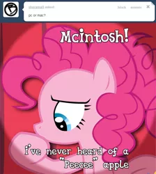 Size: 643x718 | Tagged: safe, artist:muhmuhmuhimdead, derpibooru import, pinkie pie, pony, ask pun, ask, ask tickled pinkie, solo