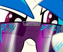 Size: 5500x4500 | Tagged: safe, artist:flywheel, derpibooru import, vinyl scratch, unicorn, angry, sunglasses