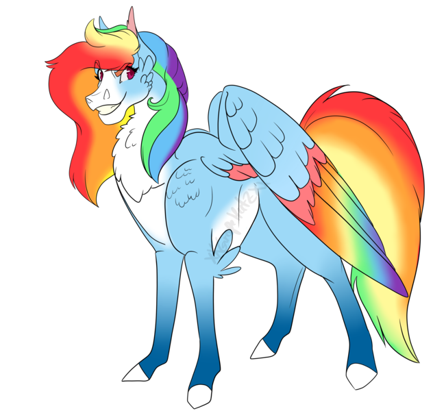 Size: 3900x3700 | Tagged: safe, artist:xxgrapehatzxx, derpibooru import, rainbow dash, pegasus, pony, colored wings, female, hooves, mare, multicolored wings, rainbow wings, simple background, solo, transparent background, wings