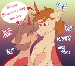 Size: 3828x3397 | Tagged: safe, artist:tyna, derpibooru import, pony, any gender, any race, any species, commission, holiday, valentine's day, ych example, your character here