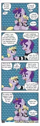 Size: 1280x3949 | Tagged: safe, artist:outofworkderpy, derpibooru import, dinky hooves, oc, oc:rising star, pony, unicorn, brony, clothes, comic, comic strip, family matters, female, filly, foal, horn, horn ring, magic suppression, male, mare, out of work derpy, outofworkderpy, prison outfit, prison stripes, ring, stallion