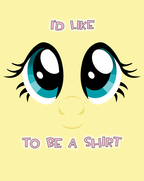 Size: 2187x2753 | Tagged: artist:zedrin, derpibooru import, design, eye, eyes, fluttershy, i'd like to be a tree, safe, shirt design