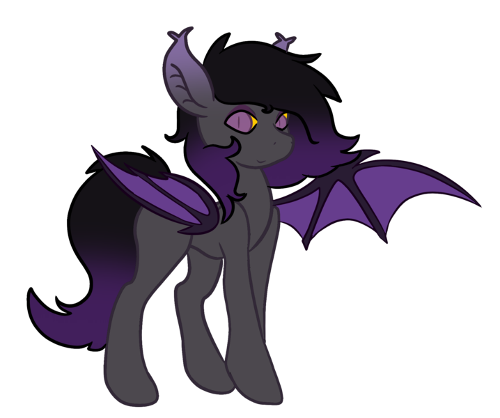 Size: 1994x1667 | Tagged: safe, artist:mimicry, derpibooru import, oc, oc:zenaris blackmour, unofficial characters only, bat pony, pony, dyed mane, dyed tail, eyeshadow, image, makeup, male, png, simple background, slit eyes, solo, stallion, transparent background, trap, wings