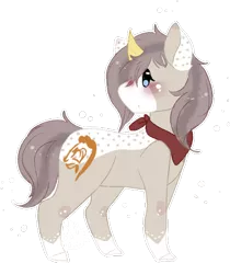 Size: 400x458 | Tagged: safe, artist:shiroikitten, derpibooru import, oc, pony, unicorn, chibi, simple background, solo, transparent background