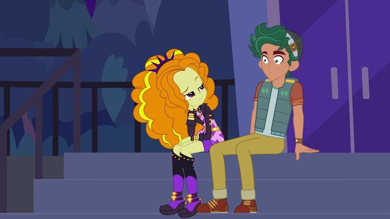 Size: 1280x718 | Tagged: safe, artist:z-shadow-0, derpibooru import, edit, edited screencap, screencap, adagio dazzle, timber spruce, equestria girls, equestria girls series, star crossed, female, male, shipping, straight, timberdazzle