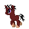 Size: 100x100 | Tagged: safe, artist:theironheart, derpibooru import, oc, oc:apple pie, unofficial characters only, pony, unicorn, animated, base used, female, gif, horn, mare, pixel art, simple background, solo, transparent background, unicorn oc, walking