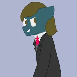 Size: 1481x1481 | Tagged: safe, artist:derpy_the_duck, derpibooru import, oc, oc:lucky, earth pony, clothes, gangster, mafia, solo, suit