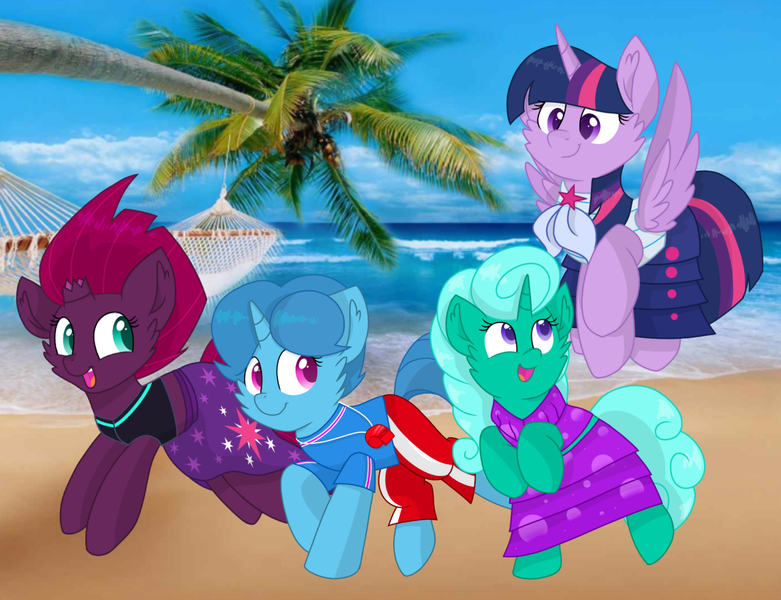 Size: 1406x1080 | Tagged: safe, artist:rainbow eevee edits, artist:徐詩珮, derpibooru import, fizzlepop berrytwist, glitter drops, spring rain, tempest shadow, twilight sparkle, twilight sparkle (alicorn), alicorn, unicorn, series:sprglitemplight diary, series:sprglitemplight life jacket days, series:springshadowdrops diary, series:springshadowdrops life jacket days, alternate universe, bisexual, broken horn, clothes, cute, equestria girls outfit, female, glitterbetes, glitterlight, glittershadow, horn, lesbian, lifeguard, lifeguard spring rain, polyamory, shipping, sprglitemplight, springbetes, springdrops, springlight, springshadow, springshadowdrops, swimsuit, tempestbetes, tempestlight