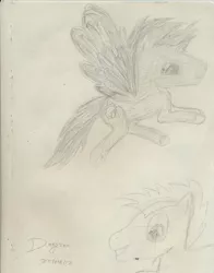 Size: 1700x2171 | Tagged: alicorn, alicorn oc, artist:dogezon, cutie mark, derpibooru import, horn, male, monochrome, oc, oc:harmony star, pencil drawing, safe, solo, stallion, traditional art, unofficial characters only, wings