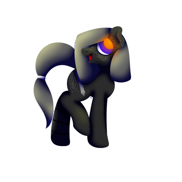 Size: 2500x2500 | Tagged: safe, artist:embroidered equations, derpibooru import, oc, oc:innes, unofficial characters only, earth pony, pony, black coat, blue eyes, drawing tablet, glow, glowing eye, glowing leg, lineless, lineless art, lineless fullbody, simple background, solo, transparent background, wacom, wacom intuos, wacom stylus, wacom tablet