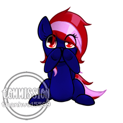 Size: 350x350 | Tagged: safe, artist:thanhvy15599, derpibooru import, oc, oc:shella swift, pegasus, pony, animated, commission, cute, female, frame by frame, gif, heart, kissing, mare, pegasus oc, red eyes, simple background, solo, white background, wings, ych result