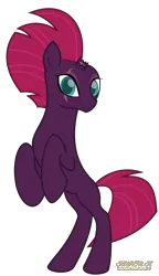 Size: 1700x2954 | Tagged: safe, artist:kuren247, derpibooru import, fizzlepop berrytwist, tempest shadow, pony, unicorn, my little pony: the movie, adorable face, bipedal, blank flank, cute, female, looking at you, rearing, simple background, solo, transparent background, vector