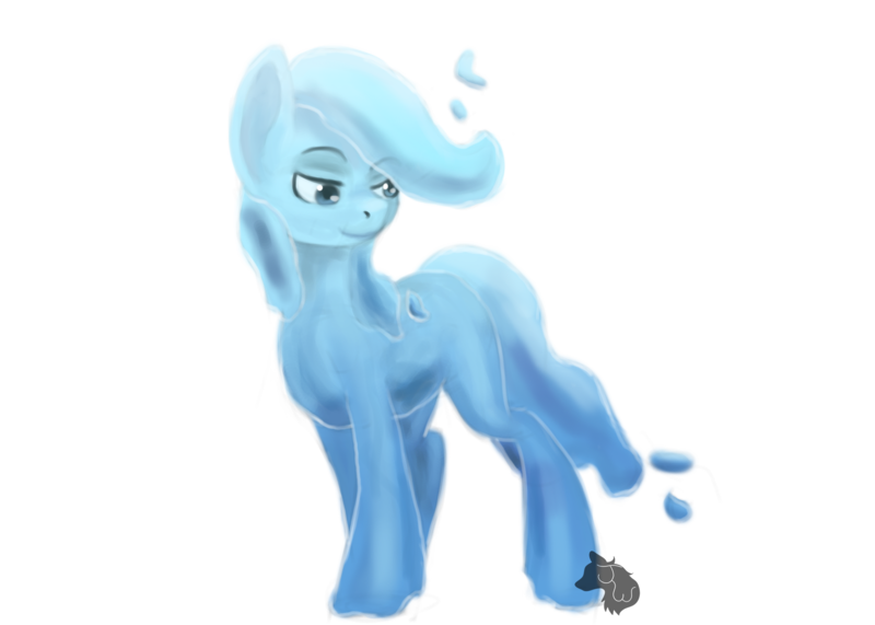 Size: 2100x1500 | Tagged: safe, artist:jazzwolf347, derpibooru import, oc, unofficial characters only, elemental, elemental pony, original species, pony, water pony, commission, lidded eyes, simple background, solo, transparent background, water