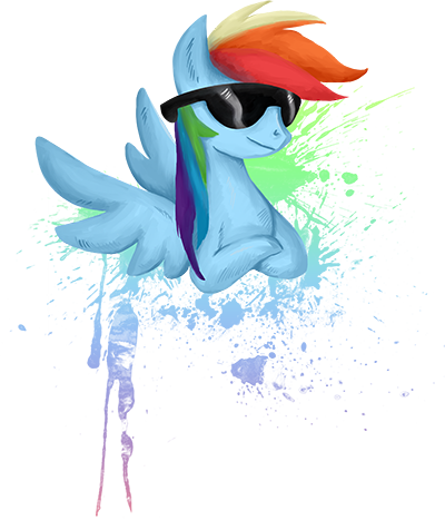 Size: 400x476 | Tagged: safe, artist:kaizerin, derpibooru import, rainbow dash, pegasus, pony, bust, cool, crossed hooves, female, mare, simple background, smiling, solo, spread wings, sunglasses, transparent background, wings