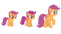 Size: 1280x720 | Tagged: safe, derpibooru import, scootaloo, pegasus, pony, growing up is hard to do, age progression, comparison, cutie mark, female, filly, foal, mare, older, older scootaloo, small wings, the cmc's cutie marks, wings