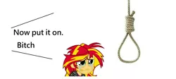 Size: 2128x952 | Tagged: semi-grimdark, derpibooru import, sunset shimmer, equestria girls, abuse, background pony strikes again, bitch, crying, edgy, sad, shimmerbuse, why