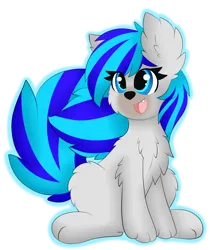 Size: 1280x1446 | Tagged: safe, artist:pegamutt, derpibooru import, oc, oc:hooklined, dog, dog pony, chest fluff, simple background, transparent background