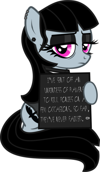 Safe Artist Lightningbolt Derpibooru Import Oc Oc Goth Lass Unofficial