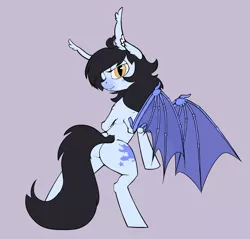 Size: 3935x3765 | Tagged: safe, artist:arzt-korkenzieher, derpibooru import, oc, oc:mitzy, bat pony, bat wings, solo, wings