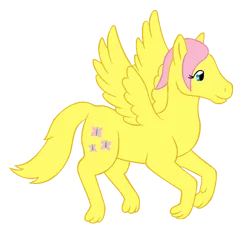 Size: 863x812 | Tagged: safe, artist:chili19, derpibooru import, fluttershy, wolf, wolf pony, female, flutterwolf, simple background, solo, species swap, transparent background, wings, wolfified