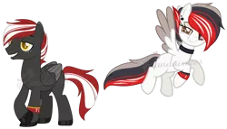 Size: 1280x733 | Tagged: safe, artist:ipandacakes, artist:katnekobase, derpibooru import, oc, pegasus, pony, base used, custom, female, flying, hoofband, irl, male, mare, photo, porsche, porsche 919 hybrid evo, simple background, stallion, toy, toyota, toyota ts050 lmp1 hybrid, transparent background, watermark