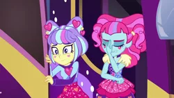 Size: 1920x1080 | Tagged: safe, derpibooru import, screencap, kiwi lollipop, supernova zap, equestria girls, equestria girls series, sunset's backstage pass!, spoiler:eqg series (season 2), k-lo, postcrush, su-z