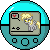 Size: 50x50 | Tagged: safe, alternate version, artist:theironheart, derpibooru import, derpy hooves, pegasus, pony, animated, base used, bouncing, crossover, female, filly, filly derpy, gif, heart, pictogram, pixel art, pokewalker, pokémon, simple background, transparent background, younger