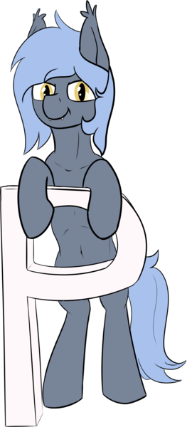 Size: 833x1904 | Tagged: safe, artist:barhandar, deleted from derpibooru, derpibooru import, oc, oc:panne, unofficial characters only, bat pony, pony, belly button, bipedal, bipedal leaning, ear fluff, female, image, leaning, looking at you, mare, p, png, simple background, smiling, smirk, solo, transparent background