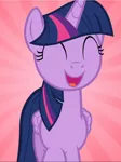 Size: 704x939 | Tagged: safe, derpibooru import, screencap, twilight sparkle, twilight sparkle (alicorn), alicorn, pony, all bottled up, best friends until the end of time, cropped, cute, eyes closed, female, mare, open mouth, smiling, solo, twiabetes