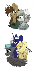 Size: 750x1486 | Tagged: safe, artist:celestial-rainstorm, derpibooru import, oc, oc:dust storm, oc:spellbinder, oc:typhoon, unofficial characters only, earth pony, pegasus, pony, unicorn, clothes, cosplay, costume, female, frodo baggins, galadriel, lord of the rings, male, mare, simple background, stallion, white background