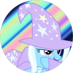 Size: 250x250 | Tagged: safe, artist:myequestria, derpibooru import, trixie, pony, unicorn, abstract background, female, mare, solo