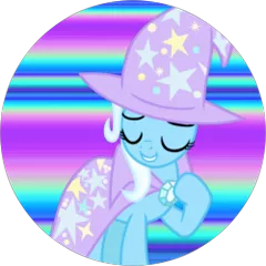 Size: 250x250 | Tagged: safe, artist:myequestria, derpibooru import, trixie, pony, unicorn, abstract background, female, mare, solo